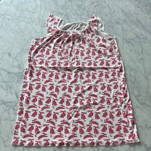 Roller Rabbit Pink and White size 10 nightgown